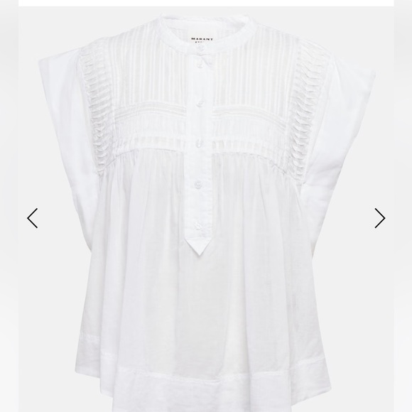 Isabel Marant Etoile Leaza Cap Sleeve Top - Picture 3 of 14